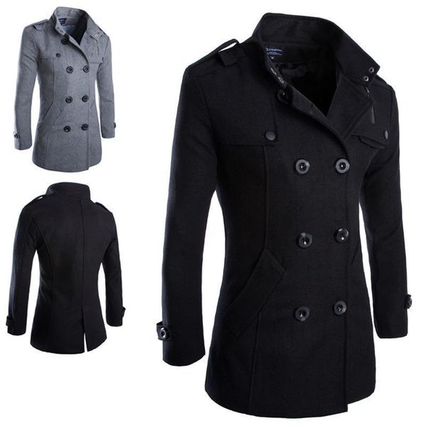 pushing section foreign trade export duffle coat boutique woolen cloth coat y014., Tan;black
pushing section foreign trade export duffle coat boutique woolen cloth coat y014., Tan;black