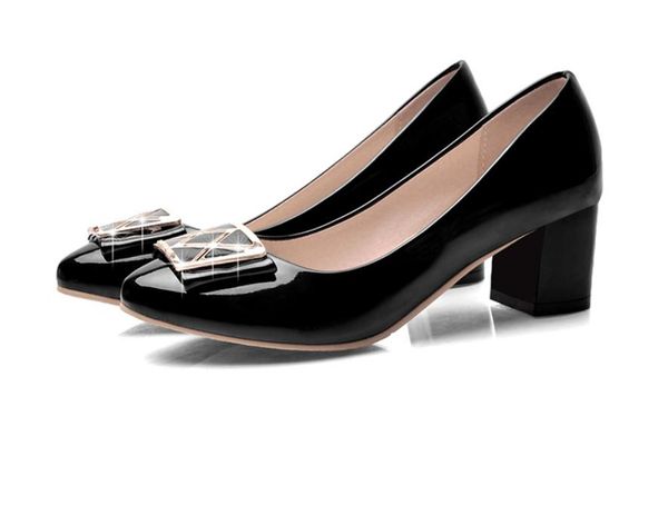spring and autumn with new style fashion middle heel coarse heel round head bowknot womens shoes olm30, Black
spring and autumn with new style fashion middle heel coarse heel round head bowknot womens shoes olm30, Black