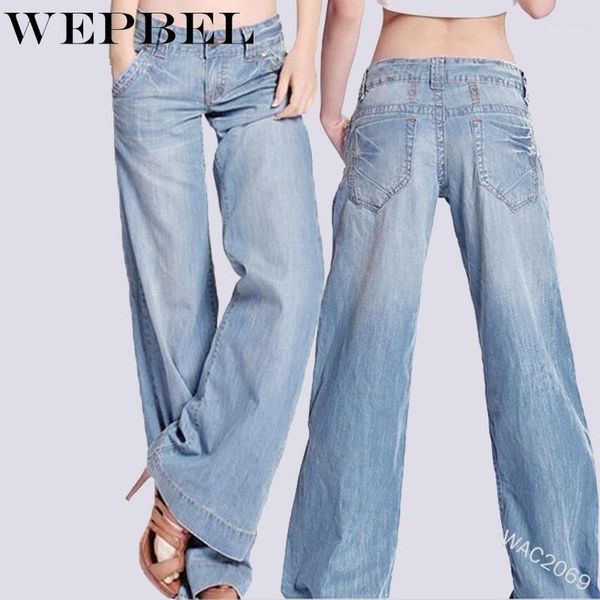 wepbel casual women high waist straight wide leg loose denim pants ladies jeans vintage loose trousers1, Blue
wepbel casual women high waist straight wide leg loose denim pants ladies jeans vintage loose trousers1, Blue