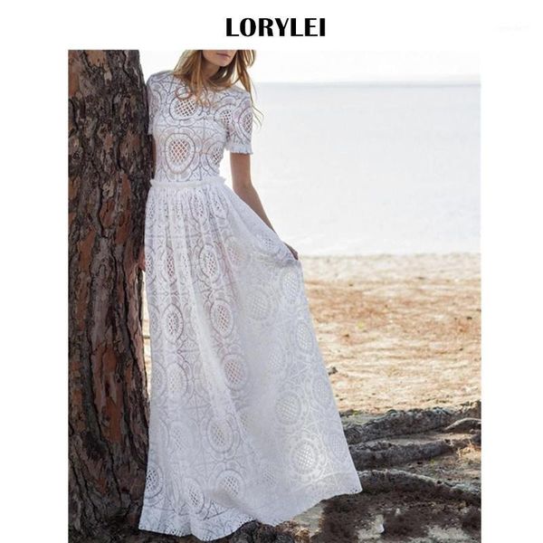 women's swimwear elegant women fit and flare white lace tunic beach dress swim cover up short sleeve crew neck saida de praia n6041, White;black
women's swimwear elegant women fit and flare white lace tunic beach dress swim cover up short sleeve crew neck saida de praia n6041, White;black