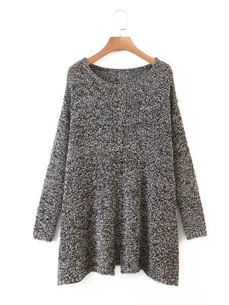 autumn and winter wide round neck long-sleeved sweater casual sweater oversized ladies street pullover, White;black
autumn and winter wide round neck long-sleeved sweater casual sweater oversized ladies street pullover, White;black