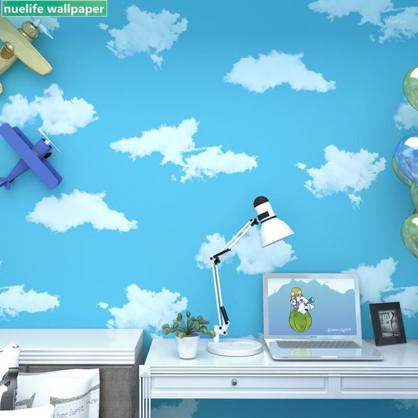 blue sky white clouds non-woven wallpaper living room bedroom princess girl room boy wallpaper simple environmental1
blue sky white clouds non-woven wallpaper living room bedroom princess girl room boy wallpaper simple environmental1
