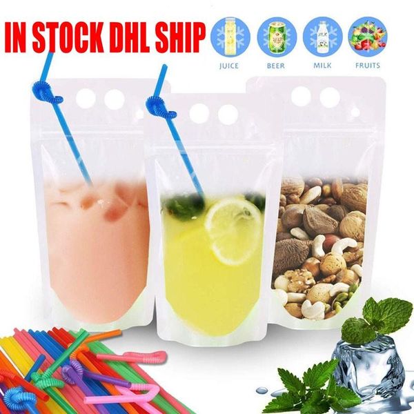dhl ship clear drink pouches bags frosted zipper stand-up plastic drinking bag with straw with holder reclosable heat-proof fy4061
dhl ship clear drink pouches bags frosted zipper stand-up plastic drinking bag with straw with holder reclosable heat-proof fy4061