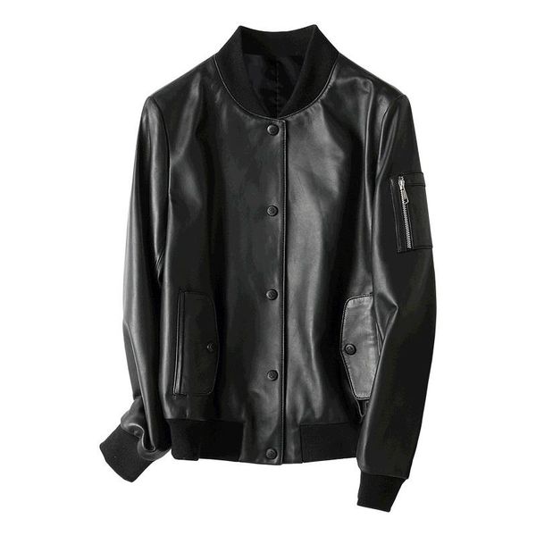 300% real sheepskin coat female genuine leather 2020 spring short genuine leather black baseball jacket women 29307lw334
300% real sheepskin coat female genuine leather 2020 spring short genuine leather black baseball jacket women 29307lw334