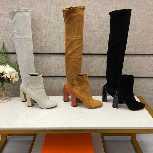 womens winter overknee high long boots chunky high heel slim thigh stretch ankle boots black booties luxury designer
womens winter overknee high long boots chunky high heel slim thigh stretch ankle boots black booties luxury designer