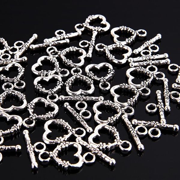 20 sets tibetan silver charms heart clasps beads for jewelry making findings diy women bracelet necklace metal togg qylwad
20 sets tibetan silver charms heart clasps beads for jewelry making findings diy women bracelet necklace metal togg qylwad