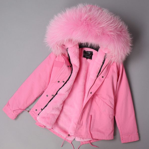 women winter pink jacket coats thick parkas plus size real raccoon fur collar hooded outwear 201028, Black
women winter pink jacket coats thick parkas plus size real raccoon fur collar hooded outwear 201028, Black