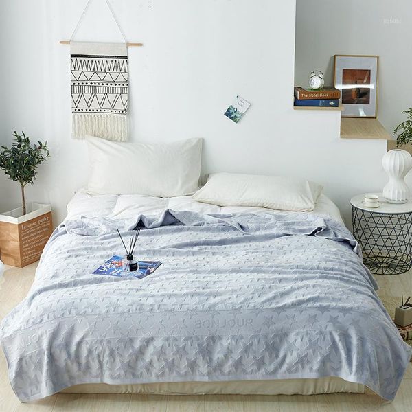 summer towel blanket comforter jacquard star grey bedspread throw quilts 100%cotton blue sofa bed cover double bed home bedding1
summer towel blanket comforter jacquard star grey bedspread throw quilts 100%cotton blue sofa bed cover double bed home bedding1