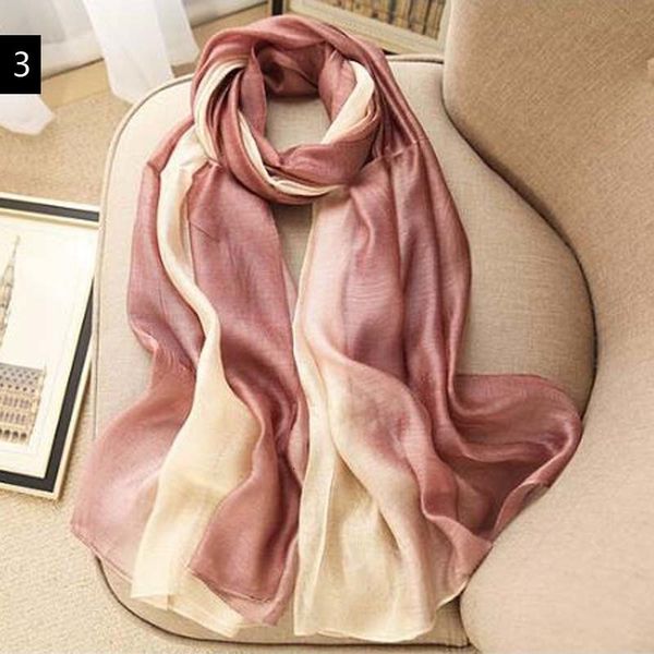 spring and autumn new female silk color matching scarf korean silk gradient color air conditioning sun shawl scarf, Blue;gray
spring and autumn new female silk color matching scarf korean silk gradient color air conditioning sun shawl scarf, Blue;gray