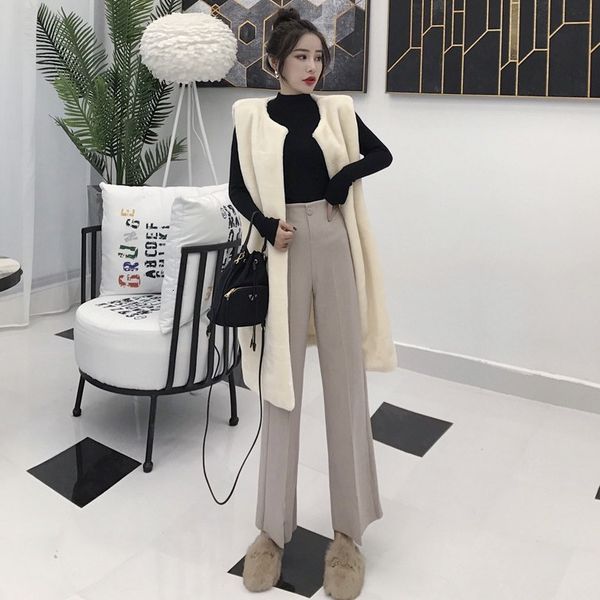2020 autumn new mid long vest t-shirt + casual pants 3-piece suit women's fashion trend
2020 autumn new mid long vest t-shirt + casual pants 3-piece suit women's fashion trend
