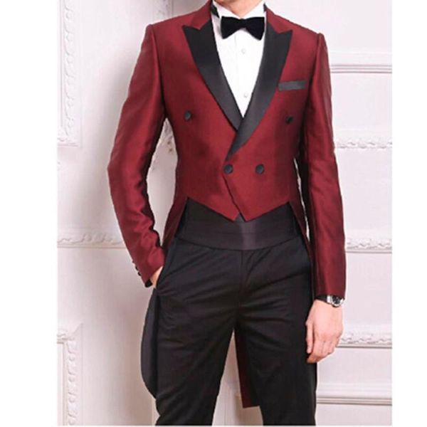 новый фрак бургундия костюмы мужские свадьбы vogue groom tuxedos назад vent double breasted man пром wears (куртка + брюки, White;black
новый фрак бургундия костюмы мужские свадьбы vogue groom tuxedos назад vent double breasted man пром wears (куртка + брюки, White;black