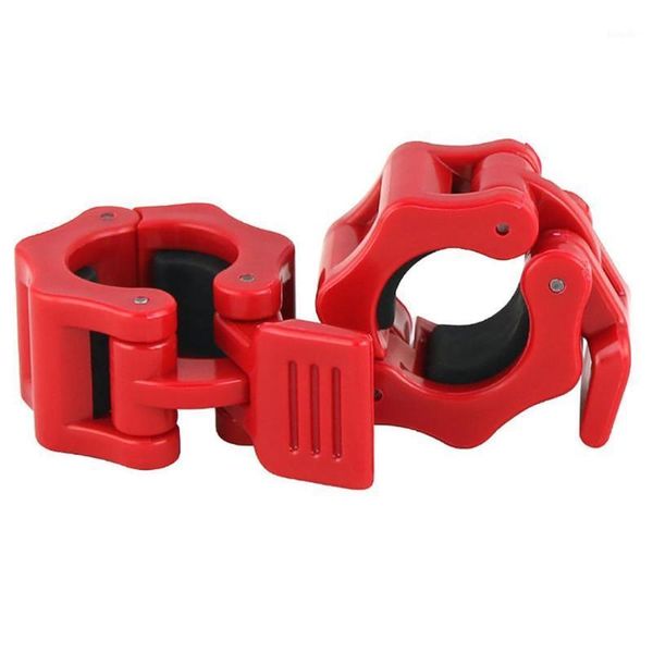 1 pair 25mm/50mm dumbbell collar clips clamp barbell lock clips buckle olympic weight lifting bar spinlock gym body building1