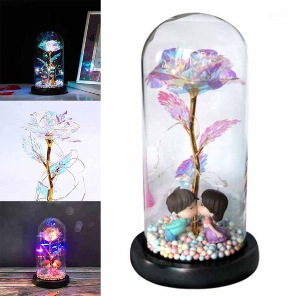 artificial flower roses in glass cover with night light ornaments wedding valentine day christmas new year home decoration1
artificial flower roses in glass cover with night light ornaments wedding valentine day christmas new year home decoration1