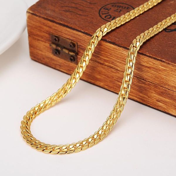 bangrui gold color vintage chokes snake chain necklace 6 mm chain men punk jewelry wholesale gold chains for women kpop collares, Silver
bangrui gold color vintage chokes snake chain necklace 6 mm chain men punk jewelry wholesale gold chains for women kpop collares, Silver