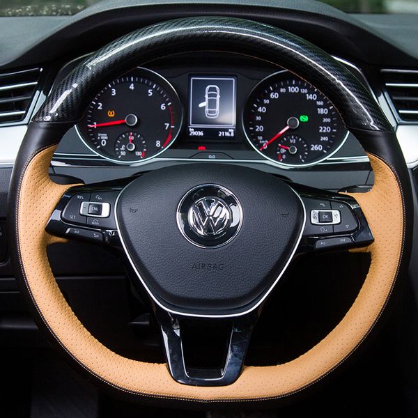 diy hand-sewn leather car steering wheel cover for volkswagen tiguan l tharu magotan sagitar teramont new lavida bora
diy hand-sewn leather car steering wheel cover for volkswagen tiguan l tharu magotan sagitar teramont new lavida bora