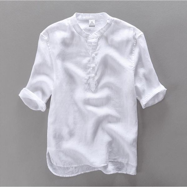 2021 brand clothing 100% linen men shirt slim fit casual dress shirts men summer shirt short sleeve mens camisa masculina camisa, White;black 
2021 brand clothing 100% linen men shirt slim fit casual dress shirts men summer shirt short sleeve mens camisa masculina camisa, White;black