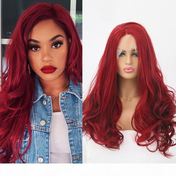 charisma red wavy long wigs synthetic lace front wig for black women high temperature heat fiber cosplay party fashion hair
charisma red wavy long wigs synthetic lace front wig for black women high temperature heat fiber cosplay party fashion hair