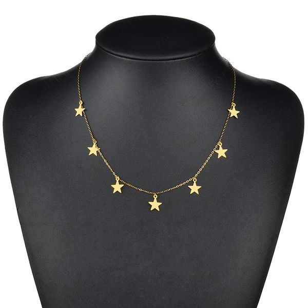 chains stainless steel star necklace for women pentagram pattern clavicle chain 2021 style jewelry wedding gift, Silver
chains stainless steel star necklace for women pentagram pattern clavicle chain 2021 style jewelry wedding gift, Silver