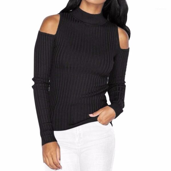 women's sweaters wholesale- autumn turtleneck off shoulder knitted sweater winter women pullover fashion, White;black
women's sweaters wholesale- autumn turtleneck off shoulder knitted sweater winter women pullover fashion, White;black