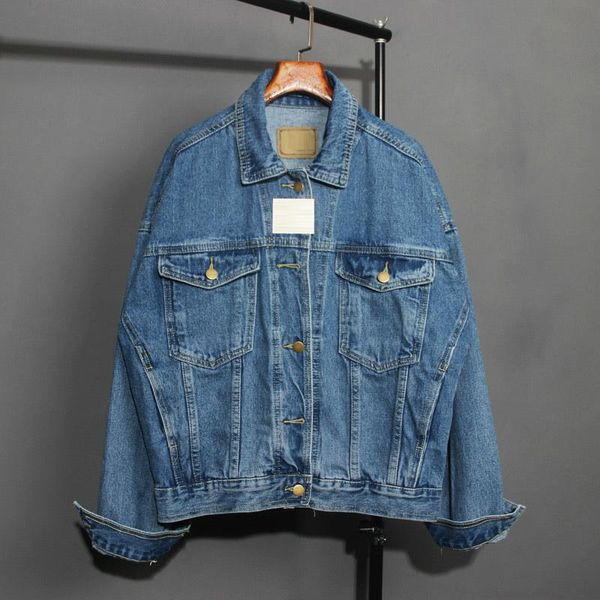 women's jackets vintage women jacket 2021 autumn winter oversize denim washed blue jeans coat turn-down collar outwear bomber, Black;brown
women's jackets vintage women jacket 2021 autumn winter oversize denim washed blue jeans coat turn-down collar outwear bomber, Black;brown