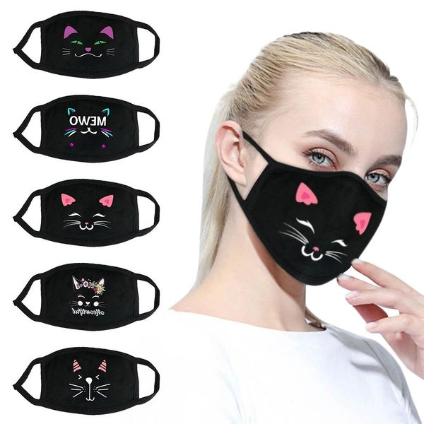 cute reusable cat print black mondmasker washable mondkapjes mouth caps designer face mask women
cute reusable cat print black mondmasker washable mondkapjes mouth caps designer face mask women