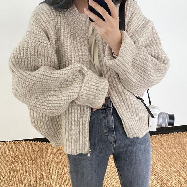 women's knits & tees autumn winter women crop cardigan sweater fashion kardigan casual solid zipper knitted loose lady korean outwear, White
women's knits & tees autumn winter women crop cardigan sweater fashion kardigan casual solid zipper knitted loose lady korean outwear, White
