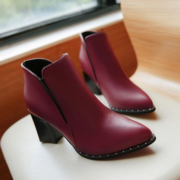 european style contracted tide girl boots woman british style rivet boots autumn winter 2020 new high-heeled shoes, Black
european style contracted tide girl boots woman british style rivet boots autumn winter 2020 new high-heeled shoes, Black