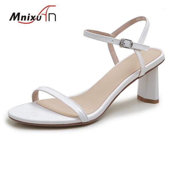 handmade elegant women sandals high heels 2020 summer new open toe genuine leather block heels white ladies dress shoes size 421, Black
handmade elegant women sandals high heels 2020 summer new open toe genuine leather block heels white ladies dress shoes size 421, Black