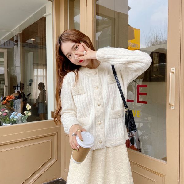 8qf5e cardigan autumn knitted women's boutique european round neck efbvt fit single coatbreasted new 2020 overcoat women slim, White;black
8qf5e cardigan autumn knitted women's boutique european round neck efbvt fit single coatbreasted new 2020 overcoat women slim, White;black