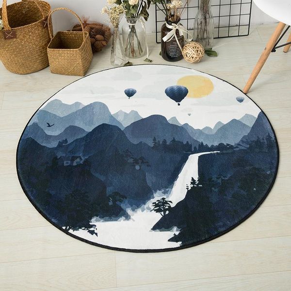 watercolor forest landscape printed floor mats nordic style living room chair computer round carpet rugs non-slip home decor mat1
watercolor forest landscape printed floor mats nordic style living room chair computer round carpet rugs non-slip home decor mat1