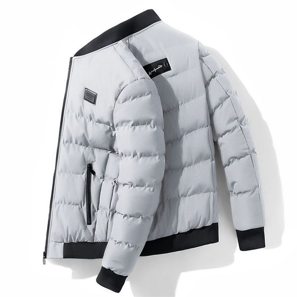 mens parka coat thick cotton-padded jacket stand collar warm bomber jacket mens winter casual slim jacket outwear sport coat 201204, Black
mens parka coat thick cotton-padded jacket stand collar warm bomber jacket mens winter casual slim jacket outwear sport coat 201204, Black