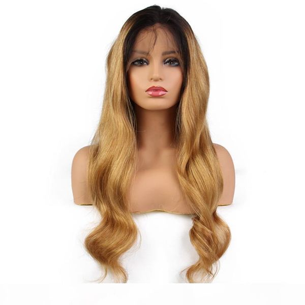 360 lace front human hair wigs 1b 27 ombre blonde body wave 130% density brazilian remy human hair pre-plucked hairline lace frontal wig, Black;brown
360 lace front human hair wigs 1b 27 ombre blonde body wave 130% density brazilian remy human hair pre-plucked hairline lace frontal wig, Black;brown