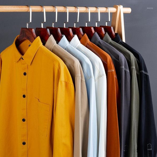 2020 new men's fashion shirt pocket decoration casual color long-sleeved shirt pure cotton comfortable and soft plus size1, White;black
2020 new men's fashion shirt pocket decoration casual color long-sleeved shirt pure cotton comfortable and soft plus size1, White;black
