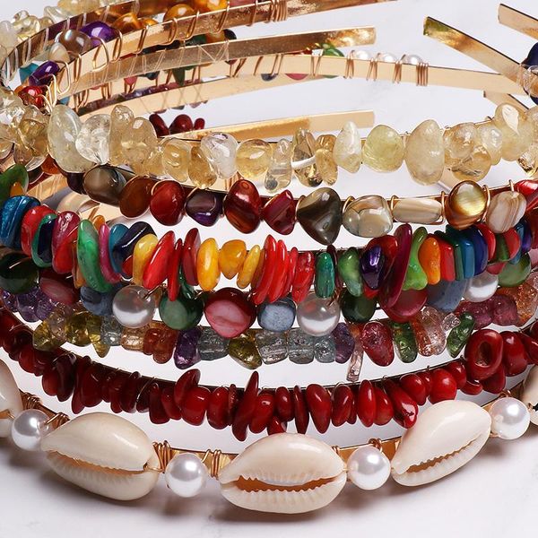 jujia natural stone hair band simulated shells hairbands for women sea shells hair jewelry clip wedding holiday party gift, Golden;silver
jujia natural stone hair band simulated shells hairbands for women sea shells hair jewelry clip wedding holiday party gift, Golden;silver