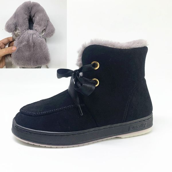 2021 new snow women flat lace up thick fur warm winter shoes fashion ankle boots kljd, Black
2021 new snow women flat lace up thick fur warm winter shoes fashion ankle boots kljd, Black