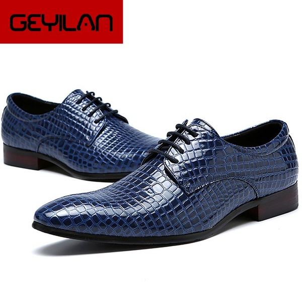 men dress shoes men formal shoes italian shoe brands pointed toe crocodile leather fashion business oxfords size48, Black
men dress shoes men formal shoes italian shoe brands pointed toe crocodile leather fashion business oxfords size48, Black
