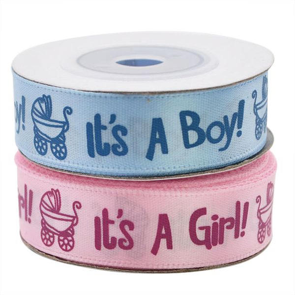 1 roll 10yards it is a boy girl printed baby shower christening satin ribbon gift packing diy crafts christmas ribbons
1 roll 10yards it is a boy girl printed baby shower christening satin ribbon gift packing diy crafts christmas ribbons