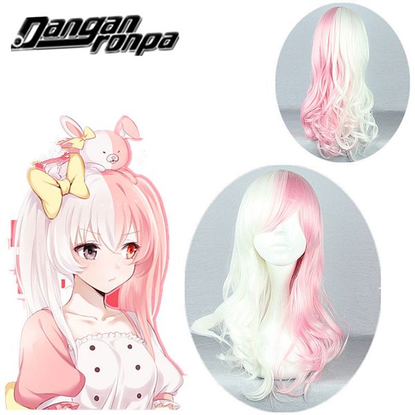costume accessories anime danganronpa monomi women long curly wig cosplay costume dangan ronpa white pink mix synthetic hair halloween party, Silver
costume accessories anime danganronpa monomi women long curly wig cosplay costume dangan ronpa white pink mix synthetic hair halloween party, Silver