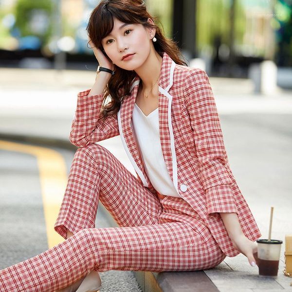 women's suits & blazers autumn green suit slim plaid blazer trousers office lady jacket pant femme 2 pieces set plus size1, White;black
women's suits & blazers autumn green suit slim plaid blazer trousers office lady jacket pant femme 2 pieces set plus size1, White;black