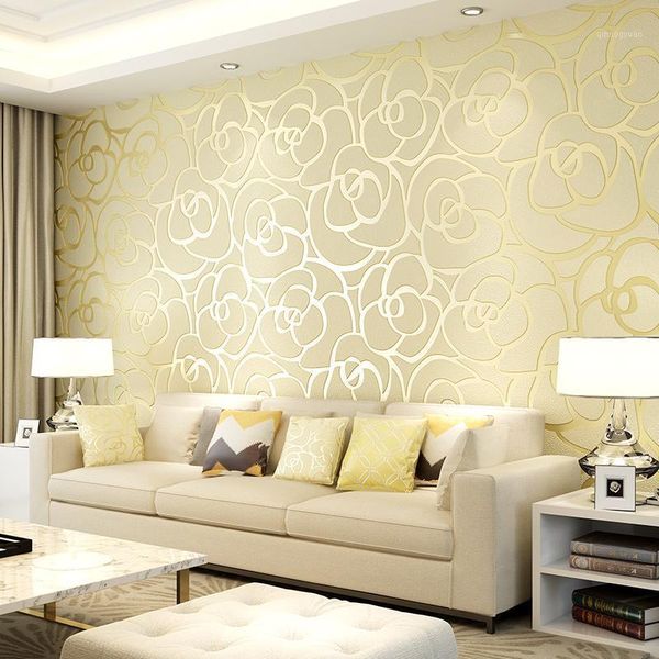 european rose 3d deerskin flocking non-woven wallpapers roll for living room sitting room tv background papel de parede1
european rose 3d deerskin flocking non-woven wallpapers roll for living room sitting room tv background papel de parede1