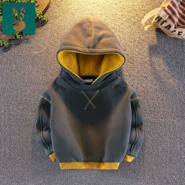 2019 baby clothing new boys' plush hooded sweater winter cloth children's fashion, Black
2019 baby clothing new boys' plush hooded sweater winter cloth children's fashion, Black