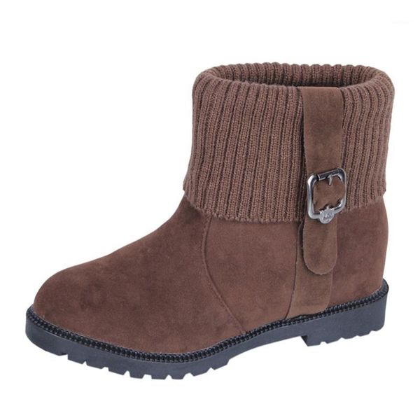 boots women's suede winter buckle strap platform keep warm snow causal fashion shoes woman flat heel round head socks boot1, Black
boots women's suede winter buckle strap platform keep warm snow causal fashion shoes woman flat heel round head socks boot1, Black