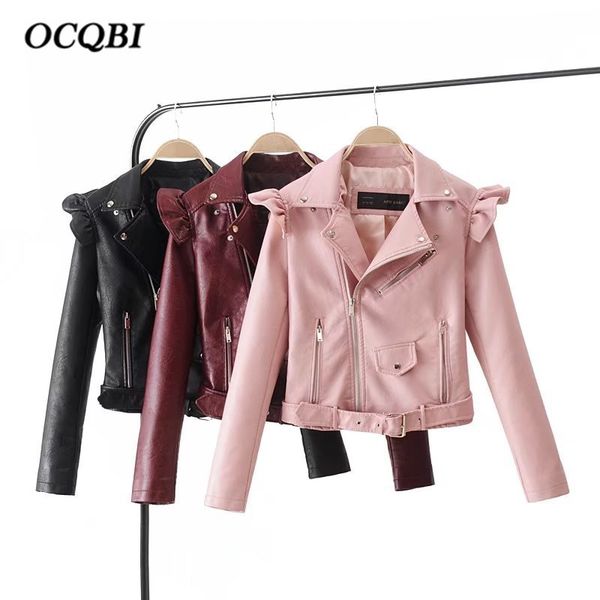agaric bomber leather pink plus size spring pu streetwear moto crop parkas wine slimming jacket women 201027, Black;brown
agaric bomber leather pink plus size spring pu streetwear moto crop parkas wine slimming jacket women 201027, Black;brown