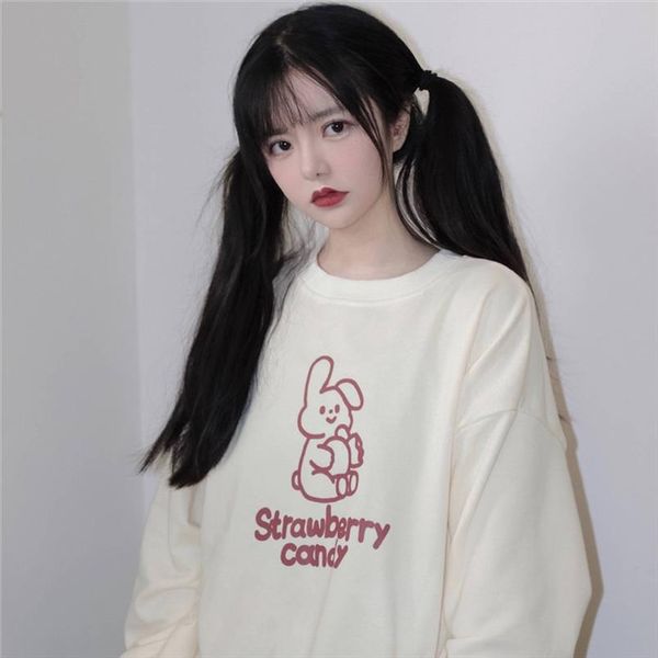женщины kawaii кролик hoodie streetwear harajuku high street толстовка женщина осень топы сыпучего outwear корейской толстовка женщина, Black
женщины kawaii кролик hoodie streetwear harajuku high street толстовка женщина осень топы сыпучего outwear корейской толстовка женщина, Black