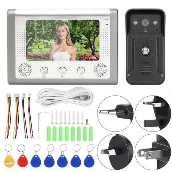 doorbells video peephole 7inch night vision doorbell tft id card intercom camera door phone 100-240v ring intercom1
doorbells video peephole 7inch night vision doorbell tft id card intercom camera door phone 100-240v ring intercom1