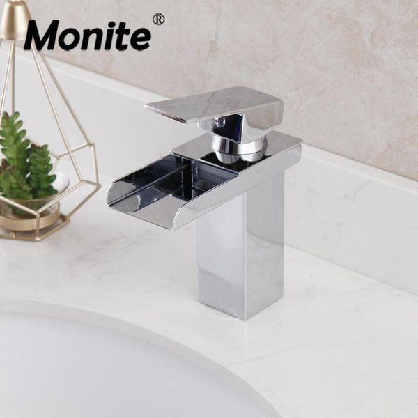monite waterfall bathroom basin sink brass mixer tap vanity faucet chrome finish 1 handle w/wide spout wash basin mixer faucet
monite waterfall bathroom basin sink brass mixer tap vanity faucet chrome finish 1 handle w/wide spout wash basin mixer faucet