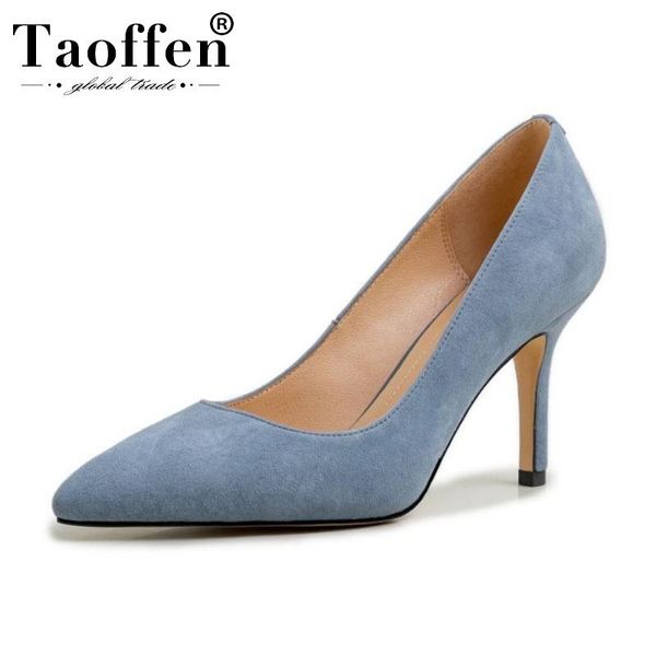 dress shoes taoffen 4 color women real leather pumps party office work fashion pointed toe footwear size 34-39, Black
dress shoes taoffen 4 color women real leather pumps party office work fashion pointed toe footwear size 34-39, Black