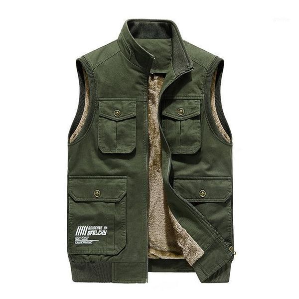 2020 plus size m-5xl afs brand mens vests sleeveless jacket cotton casual multi pocket vest men waistcoat coat autumn and winter1, Black;brown
2020 plus size m-5xl afs brand mens vests sleeveless jacket cotton casual multi pocket vest men waistcoat coat autumn and winter1, Black;brown