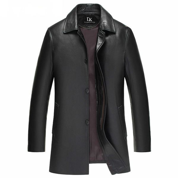 clothing 2020 spring autumn long genuine jacket men's windbreaker slim leather jackets men 100%sheepskin coat, Black
clothing 2020 spring autumn long genuine jacket men's windbreaker slim leather jackets men 100%sheepskin coat, Black