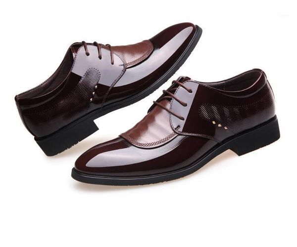 new style genuine leather men's shoes fashion british style pointed-toe gentleman business dress shoes, Black
new style genuine leather men's shoes fashion british style pointed-toe gentleman business dress shoes, Black